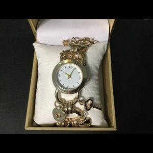 New in box Charm  bracelet watch